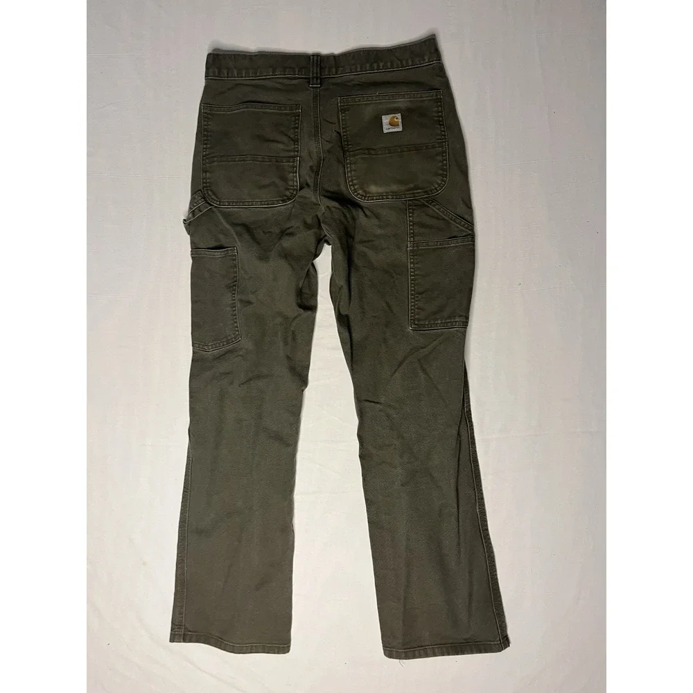 Carhartt Rugged Flex Carpenter Pants Men's Size 31x32 Green Relaxed 103279-217